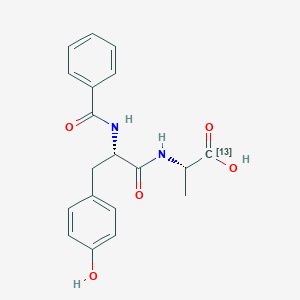 N-Benzoyl-L-tyrosyl-L-alanine-1-13C图片