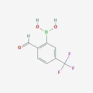 (2-Formyl-5-(trifluoromethyl)phenyl)boronic Acid图片