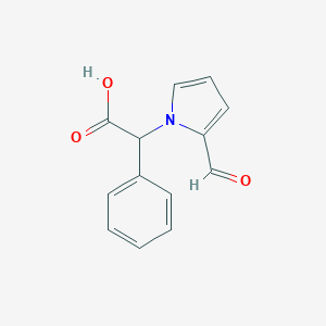 (2-Formyl-1H-pyrrol-1-yl)(phenyl)acetic Acid图片