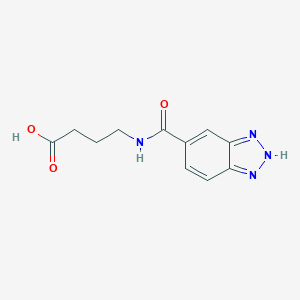 4-(1H-1,2,3-Benzotriazol-5-ylformamido)butanoic Acid图片