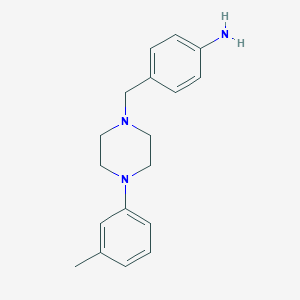 4-{[4-(3-Methylphenyl)piperazin-1-yl]methyl}aniline图片