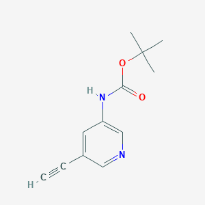 tert-Butyl(5-ethynylpyridin-3-yl)carbamate图片