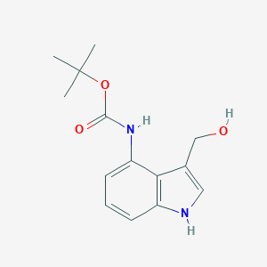 tert-Butyl 3-(hydroxymethyl)-1H-indol-4-ylcarbamate图片