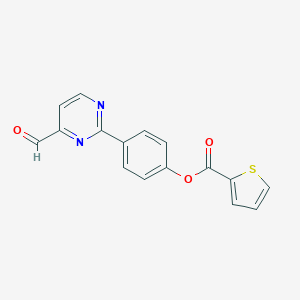4-(4-Formyl-2-pyrimidinyl)phenyl 2-thiophenecarboxylate图片