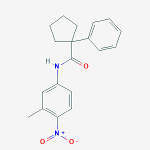 N-(3-methyl-4-nitrophenyl)(phenylcyclopentyl)formamide图片