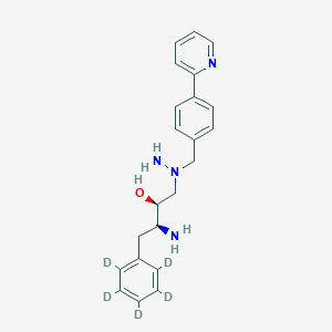Des-N-(methoxycarbonyl)-L-tert-leucine Atazanavir-d5 Trihydrochloride图片