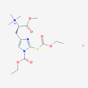 N(Im)-Ethoxycarbonyl-S-ethoxycarbonyl L-Ergothioneine Methyl Ester Iodide图片