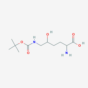 N6-[(1,1-Dimethylethoxy)carbonyl]-5-hydroxy-lysine图片
