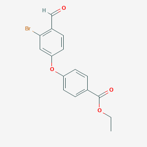 Ethyl 4-(3-bromo-4-formylphenoxy)benzoate图片