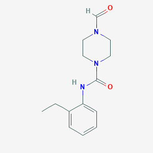 N-(2-ethylphenyl)(4-formylpiperazinyl)formamide图片