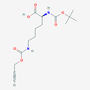 N2-?[(1,?1-?Dimethylethoxy)?carbonyl]?-?N6-?[(2-?propynyloxy)?carbonyl]?-?L-?lysine图片