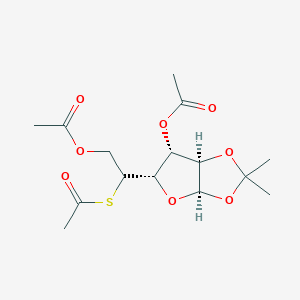 3,6-Di-O-acetyl-5-S-acetyl-5-deoxy-1,2-O-isopropylidene-a-D-glucofuranose图片