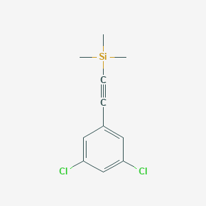 [2-(3,5-Dichlorophenyl)ethynyl]trimethylsilane图片