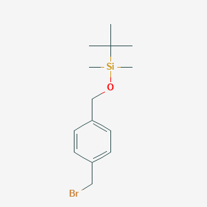 {[4-(bromomethyl)phenyl]methoxy}(tert-butyl)dimethylsilane图片