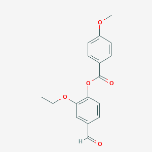 2-ethoxy-4-formylphenyl 4-methoxybenzoate图片