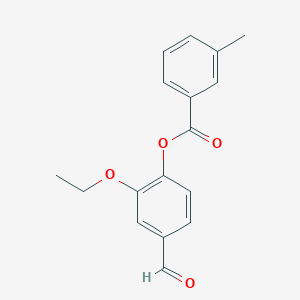 2-Ethoxy-4-formylphenyl 3-methylbenzoate图片