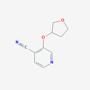 3-((tetrahydrofuran-3-yl)oxy)isonicotinonitrile图片