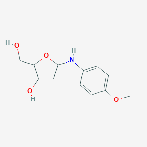 2-Deoxy-N-(4-methoxyphenyl)pentofuranosyl-amine图片