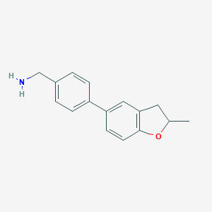 [4-(2-methyl-2,3-dihydro-1-benzofuran-5-yl)phenyl]methanamine图片