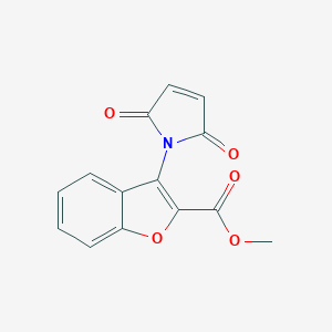 methyl 3-(2,5-dioxo-2,5-dihydro-1H-pyrrol-1-yl)-1-benzofuran-2-carboxylate图片