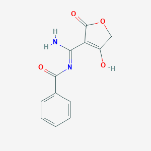 N-[(Z)-amino(2,4-dioxodihydrofuran-3(2H)-ylidene)methyl]benzamide图片