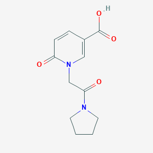 6-Oxo-1-(2-oxo-2-pyrrolidin-1-yl-ethyl)-1,6-dihydro-pyridine-3-carboxylic acid图片