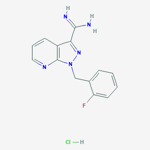 1-(2-氟苄基)-1H-吡唑并[3,4-b]吡啶-3-甲脒盐酸盐图片