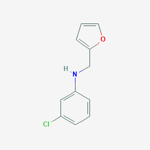 3-chloro-N-(furan-2-ylmethyl)aniline图片