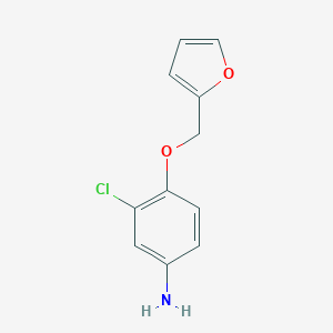 3-chloro-4-(furan-2-ylmethoxy)aniline图片