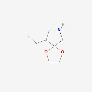 9-ethyl-1,4-dioxa-7-azaspiro[4,4]nonane图片