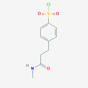 4-(2-Methylcarbamoyl-ethyl)-benzenesulfonyl chloride图片
