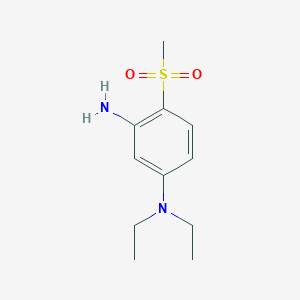 N1,N1-Diethyl-4-(methylsulfonyl)-1,3-benzenediamine图片