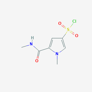 1-Methyl-5-(methylcarbamoyl)-1H-pyrrole-3-sulfonyl Chloride图片