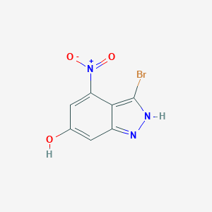 3-Bromo-6-hydroxy-4-nitro-1H-indazole图片