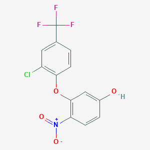 3-[2-Chloro-4-(trifluoromethyl)phenoxy]-4-nitrophenol图片