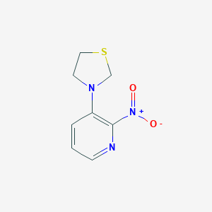 3-(2-Nitropyridin-3-yl)thiazolidine图片