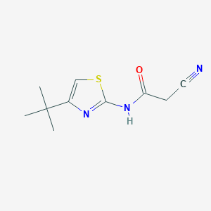 N-(4-tert-butyl-1,3-thiazol-2-yl)-2-cyanoacetamide图片