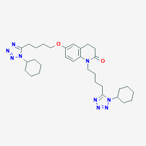 6-[4-(1-Cyclohexyl-1H-tetrazol-5-yl)butoxy]-1-[4-(1-cyclohexyl-1H-tetrazol-5-yl)butyl]-3,4-dihydro-2(1H)-quinolinone图片