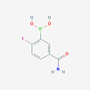 3-Borono-4-fluorobenzamide图片