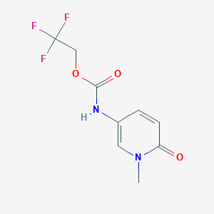 2,2,2-trifluoroethyl N-(1-methyl-6-oxo-1,6-dihydropyridin-3-yl)carbamate图片