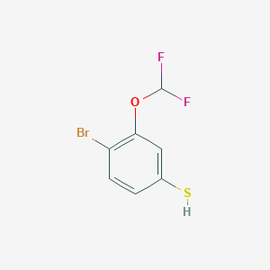 4-Bromo-3-(difluoromethoxy)thiophenol图片