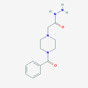 2-(4-Benzoylpiperazin-1-yl)acetohydrazide图片