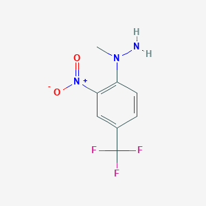 1-Methyl-1-[2-nitro-4-(trifluoromethyl)phenyl]hydrazine图片