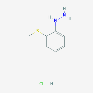 [2-(Methylsulphanyl)phenyl]hydrazine Hydrochloride图片