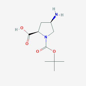 1-N-BOC-4(R)-氨基-吡咯烷-2(R)-羧酸图片