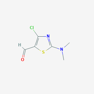 4-chloro-2-(dimethylamino)-1,3-thiazole-5-carbaldehyde图片