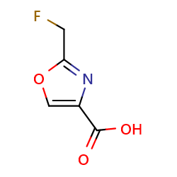 2-(fluoromethyl)-1,3-oxazole-4-carboxylicacid图片
