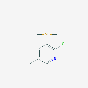 2-Chloro-5-methyl-3-(trimethylsilyl)pyridine图片