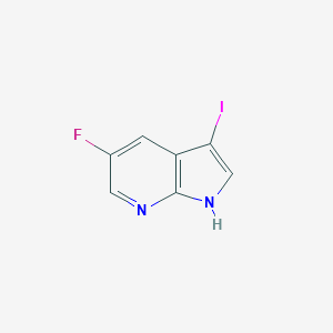 5-fluoro-3-iodo-1H-pyrrolo[2,3-b]pyridine图片