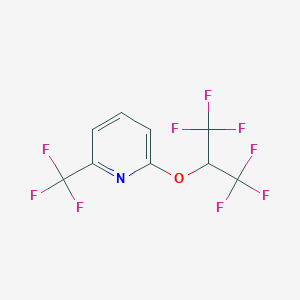 2-(1,1,1,3,3,3-Hexafluoropropan-2-yloxy)-6-(trifluoromethyl)pyridine图片
